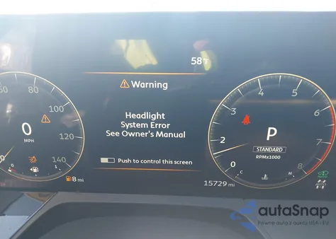 2025 Infiniti Qx80 Sensory Awd из США, поврежденный, VIN JN8AZ3DB6S9403054